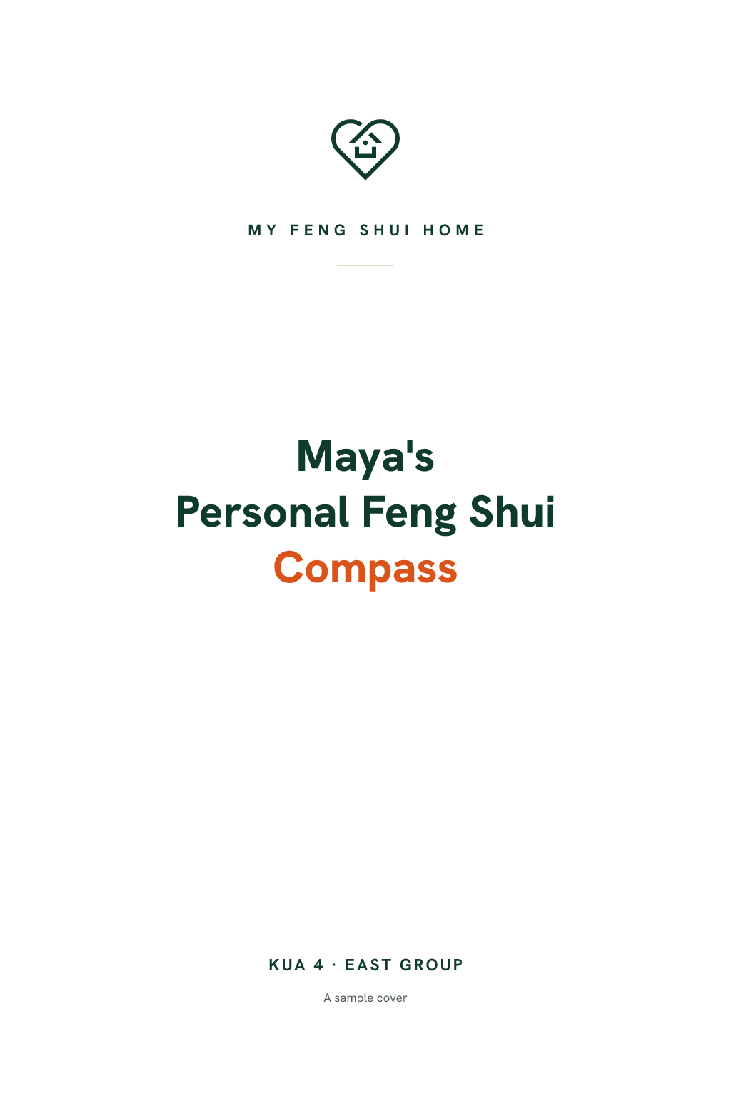 The Personal Feng Shui Compass cover